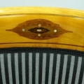 Foto 3: Sessel, Jugendstil, in Satinholz / Zitronenholz