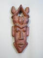 Afrikanische Stammeskunst, Maske, 20. Jahrhundert, Mahagoni