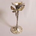 Foto 2: Jugendstil Kerzenleuchter, um 1910, Metall versilbert
