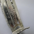 Foto 2: Durchbrochener Historismus Serviettenhalter, 800er Silber