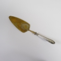 Historismus Kuchen-Schaufel, um 1880, 800er Silber, Hildesheimer Rose-Dekor