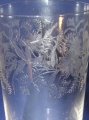Foto 4: 4 Gründerzeit Saft-Gläser, geätzter Blumen-Dekor