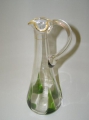 Jugendstil Glas-Karaffe, um 1910, Rheinische Glashütten AG, Köln-Ehrenfeld
