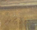 Foto 3: Hans Gerson (1882 geboren): Im Dachstübchen, Öl Gemälde, Kopie nach Carl Spitzwegs Bild von 1865/70