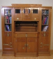 Bücherschrank, Jugendstil, in Eiche, fast identischer Möbel-Entwurf von Georg Honold