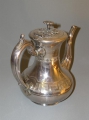 Foto 2: Silberne Historismus Kaffee-Kanne, England, gemarkt Sheffield, um 1870