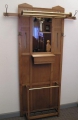 Garderobe, Jugendstil, um 1910, in Eiche