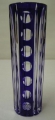 Foto 1: Böhmische Art Deco Glas-Vase, um 1940