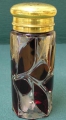 Glas Streudose, um 1900, Moser