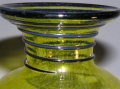 Foto 2: Gelbe Jugendstil Glas Vase