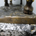 Foto 2: Peder Marius Jensen (1883 geboren): Bison, Bronze, Dänemark