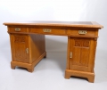 Foto 1: Jugendstil Schreibtisch, in Eiche