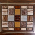 Foto 3: Spätbiedermeier Schatulle, Edelholz, Steinmarketerie, Pietra dura Technik, Andenken Carlsbad - Anno 1864