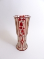 nach Josef Hoffmann: Glas Vase, Ausführung Loetz Wwe., Klostermühle, um 1911/1912