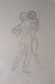 Foto 6: Rudolf Gudden (1863-1935): 7 x Blatt Studien zu Tanz und Eiskunstlauf, Bleistift und Kohle, von 1917-1926