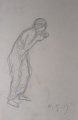 Foto 7: Rudolf Gudden (1863-1935): 7 x Blatt Studien zu Tanz und Eiskunstlauf, Bleistift und Kohle, von 1917-1926