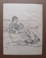 Foto 7: Rudolf Gudden (1863-1935): 9 x Blatt Frauen-Zeichnungen, Bleistift