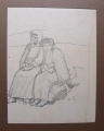 Foto 8: Rudolf Gudden (1863-1935): 9 x Blatt Frauen-Zeichnungen, Bleistift