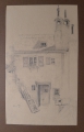 Rudolf Gudden (1863-1935): 3 x Blatt Architekturstudien / Landschaftszeichnungen, Bleistift