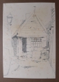 Foto 2: Rudolf Gudden (1863-1935): 3 x Blatt Architekturstudien / Landschaftszeichnungen, Bleistift