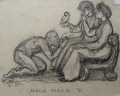 Foto 1: Rudolf Gudden (1863-1935): Konvolut Karikaturen, Bleistift- und Tusche-Zeichnungen, datiert 1909-1925