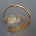 Foto 2: Art Deco Schale, vergoldetes Messing