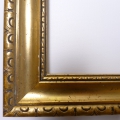 Großer Goldstuck Bilderrahmen, um 1900