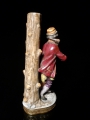 Foto 2: Porzellan Figur: Holzfäller / Allegorie Winter, um 1900, gemarkt Ernst Bohne Söhne - Rudolstadt (Thüringen)
