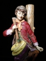 Foto 3: Porzellan Figur: Holzfäller / Allegorie Winter, um 1900, gemarkt Ernst Bohne Söhne - Rudolstadt (Thüringen)