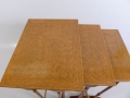 Foto 2: Satztische / nest of tables, 19. Jahrhundert, in Eiche, 3er Satz Beistelltische
