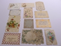 Foto 1: 12 x historische Einladungs- und Glückwunschkarten, 1857-1916 datiert
