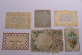 Foto 2: 12 x historische Einladungs- und Glückwunschkarten, 1857-1916 datiert