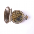 Foto 4: Damen-Taschenuhr, um 1900, 800er Silber, Calonne