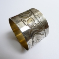 Foto 2: Jugendstil Serviettenring, 835er Silber