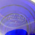Foto 3: Jean Beck (1862-1935/38): Art Deco Blauglasvase / Kratervase, 1920er/1930er Jahre, München