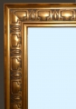Foto 2: Großer Jugendstil Goldstuck-Bilderrahmen, um 1900