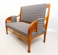 Foto 2: Jugendstil Sofa, in Eiche, um 1910