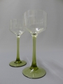 Wilhelm Wagenfeld (1900-1990): 2 x Jugendstil Weingläser