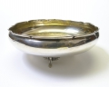 Schale, 800er Silber, vergoldet, um 1900