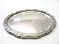 Tablett, 835er Silber, um 1900, Wilhelm T. Bilder, Schwäbisch Gmünd