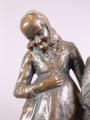 Foto 4: Jakob Plessner (1871-1936/1942): Bettelweiber von Perugia, Bronze Plastik, datiert 1902