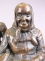 Foto 5: Jakob Plessner (1871-1936/1942): Bettelweiber von Perugia, Bronze Plastik, datiert 1902