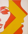 Foto 2: Werner Berges (* 1941): 2 Stück Farb-Siebdrucke / Serigraphien, Pop Art - Mannequins, von 1971