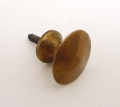 Foto 2: Biedermeier Messing Schubladenknopf