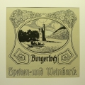Wilhelm Bombach (1855-1946) attr.: schwarze Tuschfeder-Zeichnung, Speise- und Weinkarten-Entwurf - "Bingerloch", datiert 1906