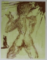 Foto 3: Salvador Dalí (1904-1989): 4 Stück Graphiken - Farblithographien, Titel: Gala / Le Pécheur / Nu gris / La Main, aus Hommage à Meissonier, 1967 Paris