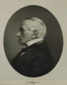 Georg Engelbach (* 1817): Graphik - Lithographie, "Porträt G. Hagen", Berlin