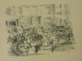 Rudolf Großmann (1882-1941): Graphik - Lithographie, "Berliner Bilder V - Begräbnis", von 1912