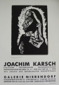 Foto 1: Joachim Karsch (1897-1945): Graphik - Holzschnitt, Mädchenkopf im Profil, von 1921, Ausstellungsplakat Berlin 1987/88