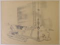 Foto 1: Max Kellerer (1905-1971): Konvolut 10 Bleistift-Zeichnungen, Bauarbeiter-Studien, datiert 1959